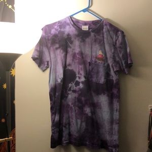 Rip N Dip Purple Tie-Dyed Shortsleeve Shirt
